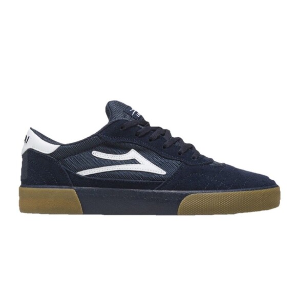 LAKAI CAMBRIDGE SKATE SHOES NAVY BLUE/GUM SUEDE SIZE 7 Men’s / 8.5 Women’s - Picture 4 of 11